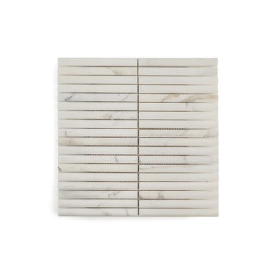 Gold Caprice Convex Fluted Mosaic