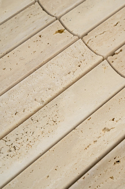Kalea Concave Fluted Mosaic