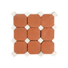 Octagon Canter 4" & Lyonnaise White Marble