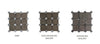 Octagon Cathedral 4" & Lyonnaise Black Marble
