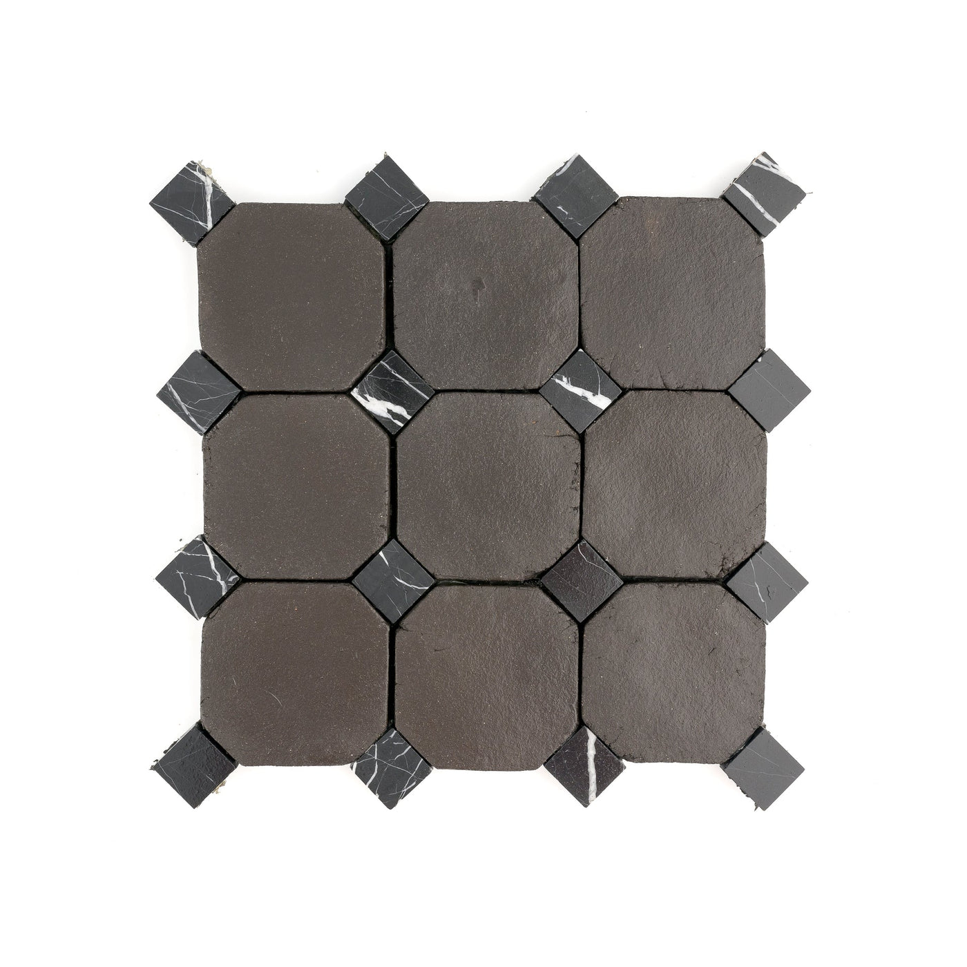 Octagon Cathedral 4" & Lyonnaise Black Marble