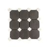 Octagon Cathedral 4" & Lyonnaise White Marble